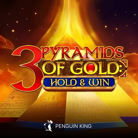 3 Pyramids of Gold Hold Win